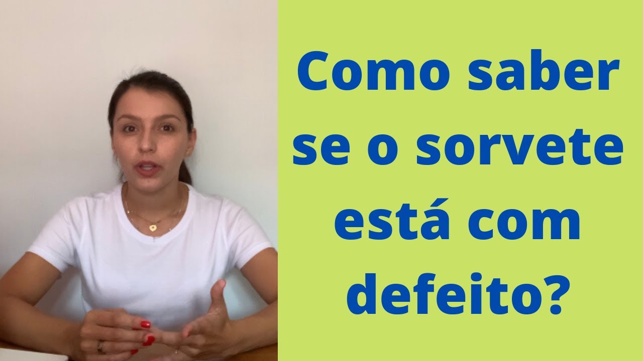 COMO EVITAR DEFEITOS NO SORVETE | DESVENDANDO O SORVETE