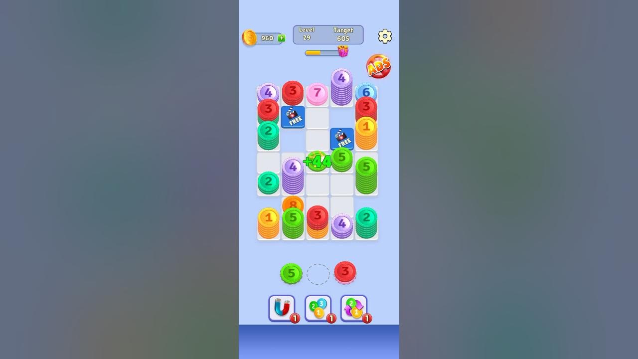 Coin Stack Puzzle Level 29 GAME Walkthrough YouTube