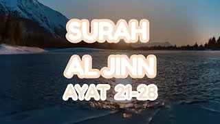 Surah Al Jinn ayat 21-28