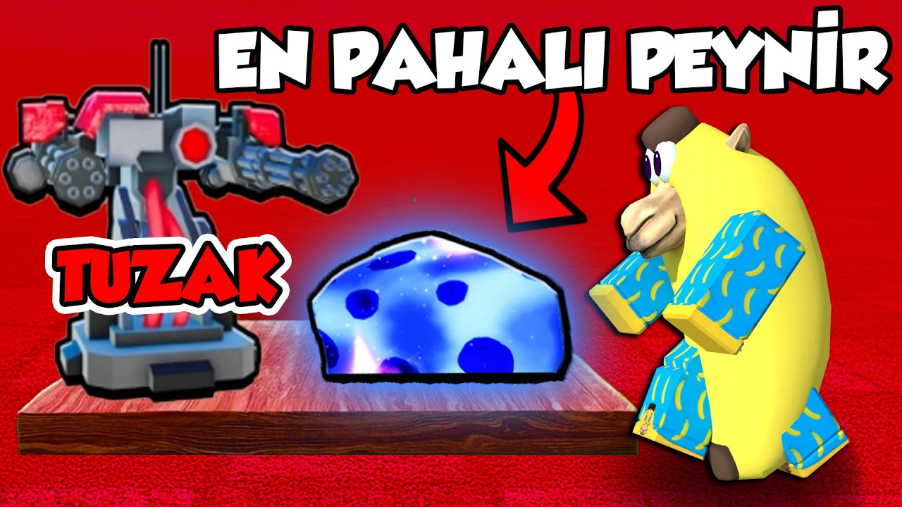 OYUNDAKİ TÜM TUZAKLARI AÇTIM! EN PAHALI PEYNİR! - Roblox