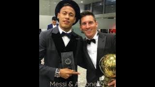 Messi and Neymar Jr 💓 parado no bailão 💞 #viral #messi #neymar
