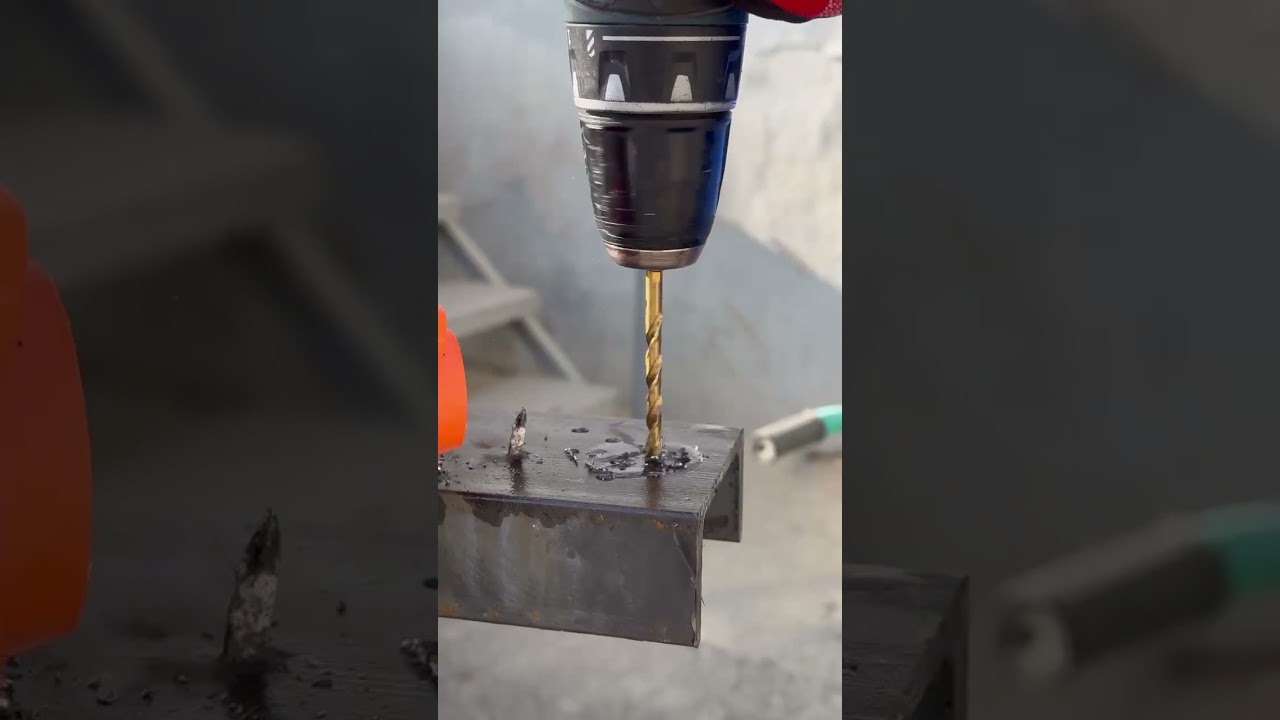 Тестируем кобальтовое сверло Hilberg Cobalt CO050 на металле 5 мм