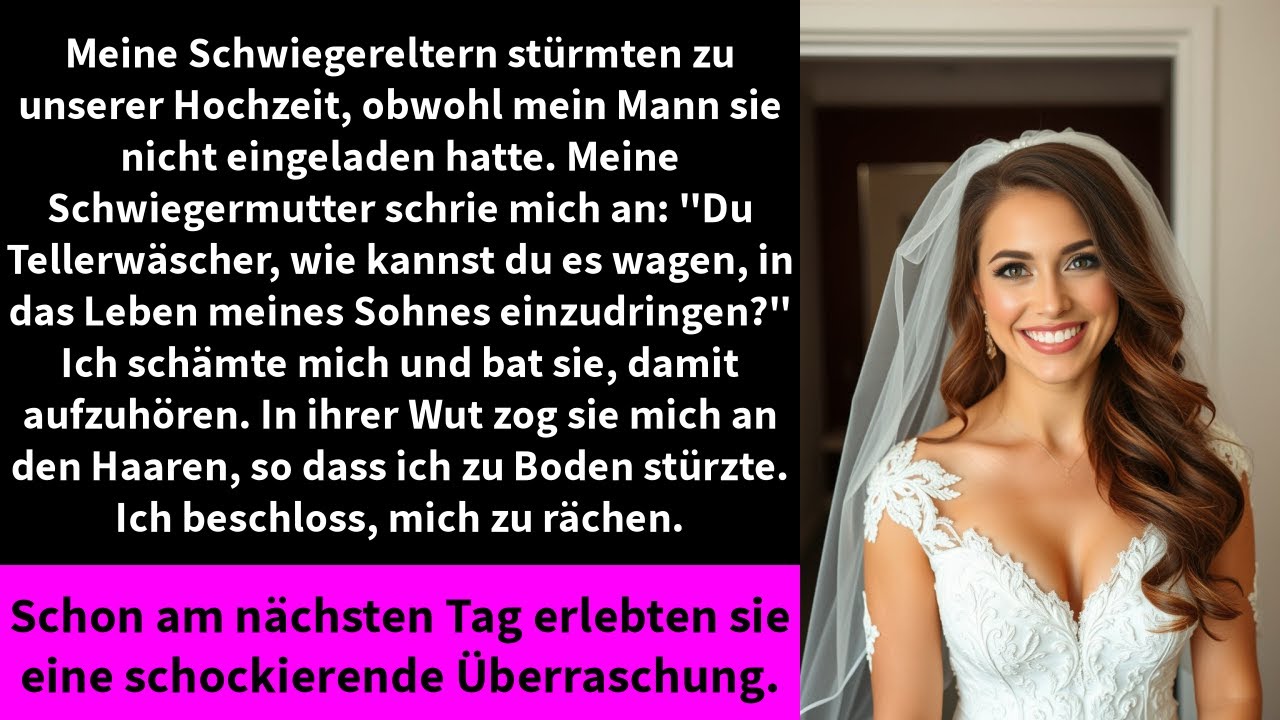 Da standen die Eltern meines Verlobten – obwohl wir sie nicht eingeladen hatten. Catherine Brooks zeigte auf mich. „Du Tellerwäscherin! Wie kommst du in das Leben meines Sohnes?“ Sie beschimpfte...