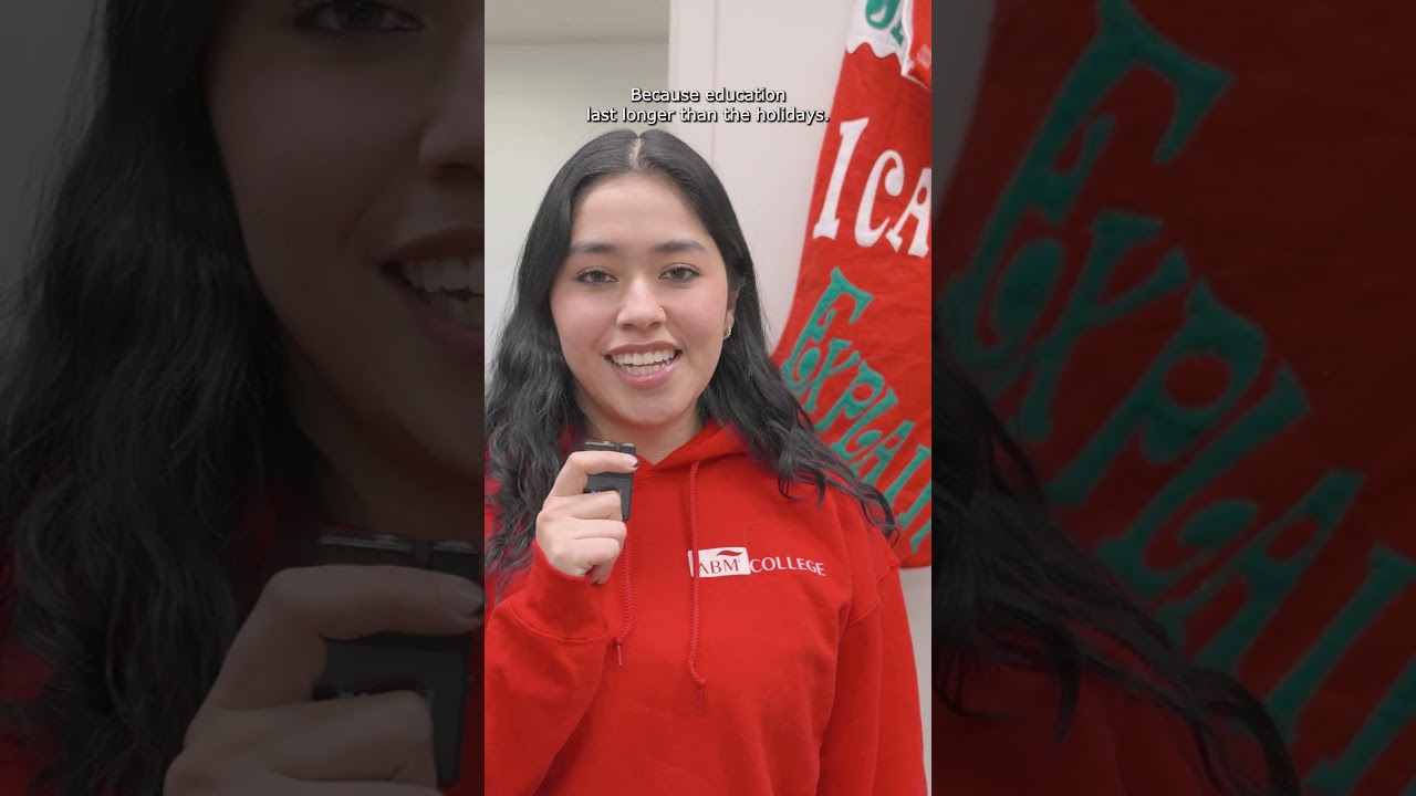 ABM College is offering a $500 Holiday Scholarship to the first 20 students who enroll.