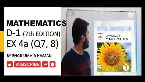 D1 Math - Ex 4a (Q6 ,Q7) How To Solve Algebraic Expressions?