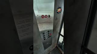 Going up on the right Elevator at The Link in Kansas City, MO with Mom-e
