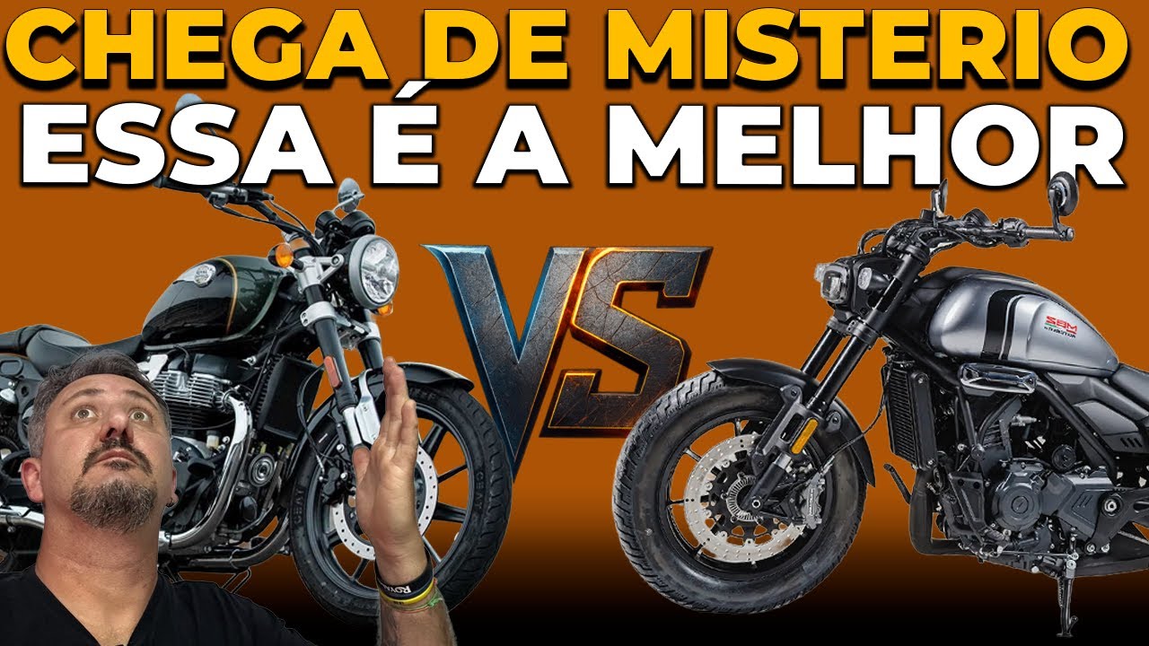 SMB 600c ou Super Meteor 650 pelo mesmo PREÇO, qual é o melhor CUSTO BENEFÍCIO