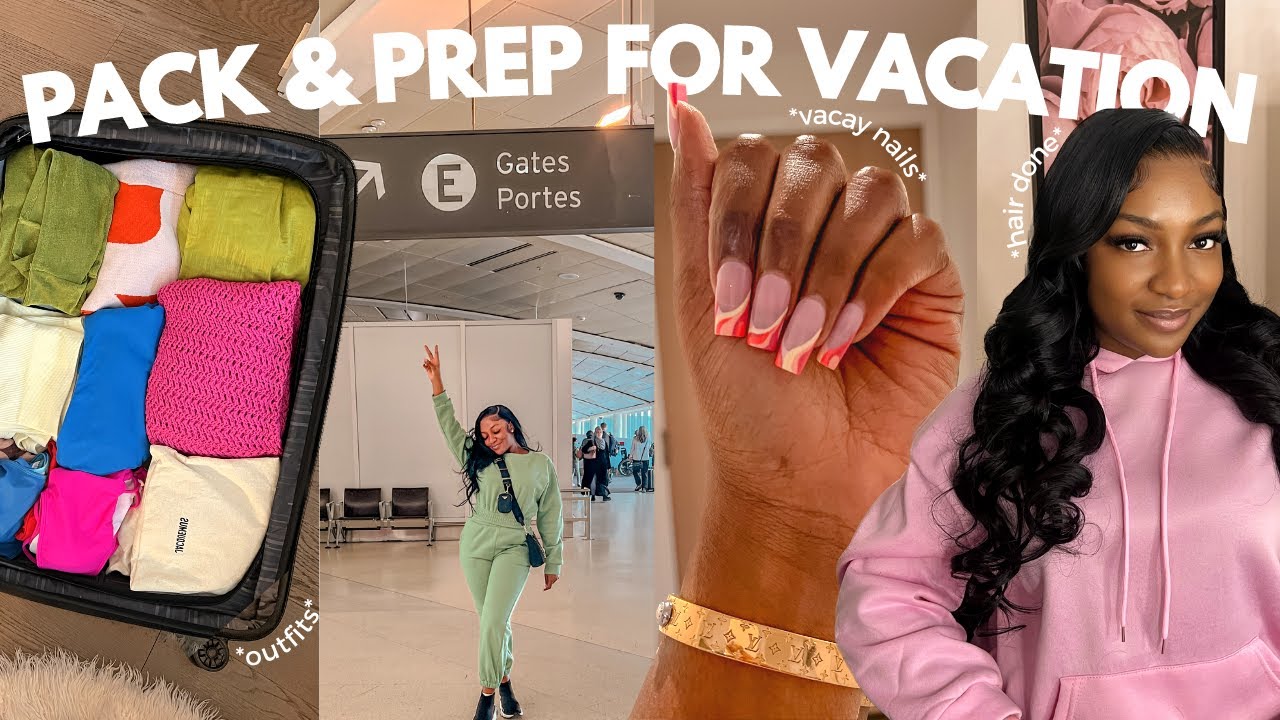 PACK PREP AND TRAVEL WITH ME TO PUNTA CANA VLOG 🌴 - YouTube