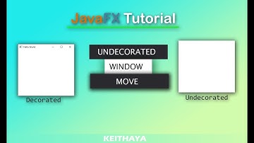 Undecorated JavaFX Window Move