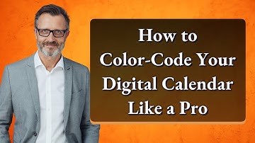 How to Color-Code Your Digital Calendar Like a Pro