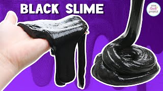 How To Make Black Slime Glossy, Stretchy & Satisfying