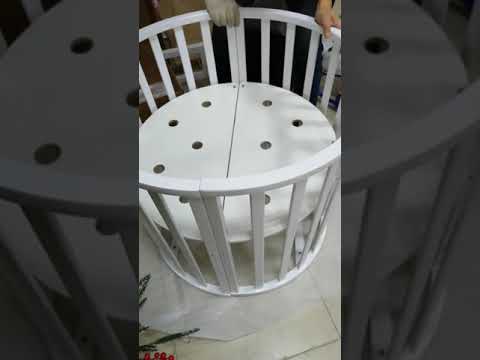 Сборка круглой кровати Северянка с маятником