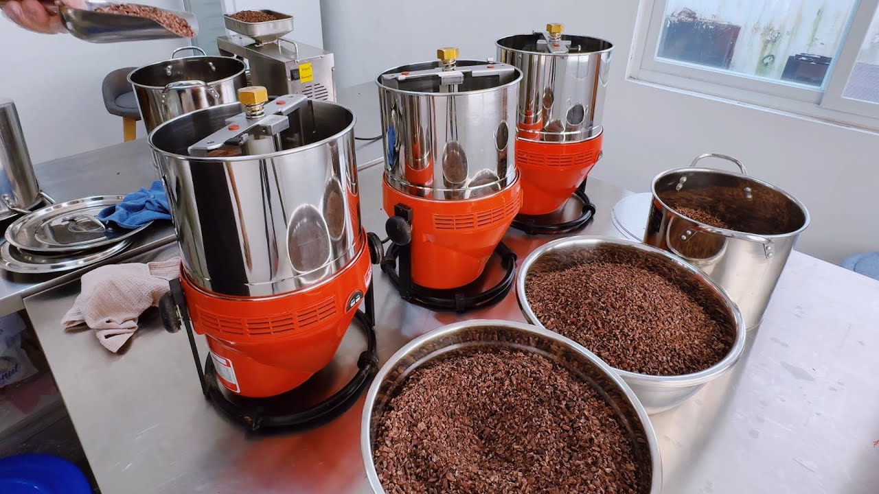 ASMR How to make Chocolate: From Cacao Nibs to Artisan Chocolate in Bulacan, Philippines