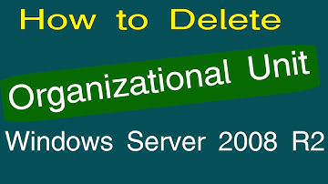 How to delete Organizational Unit |you do not have sufficient privilege