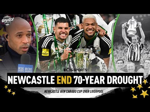 Newcastle v Liverpool Carabao Cup Final; 70-year drought OVER 😱 | Thierry & Micah REACT |  Matchday