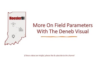 More On Field Parameters With The Deneb Visual