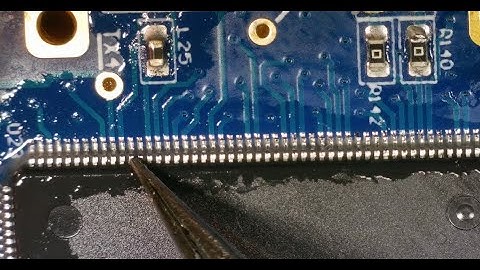 STM32F767BIT6 144 pin LQFP microController and PCB Inspection