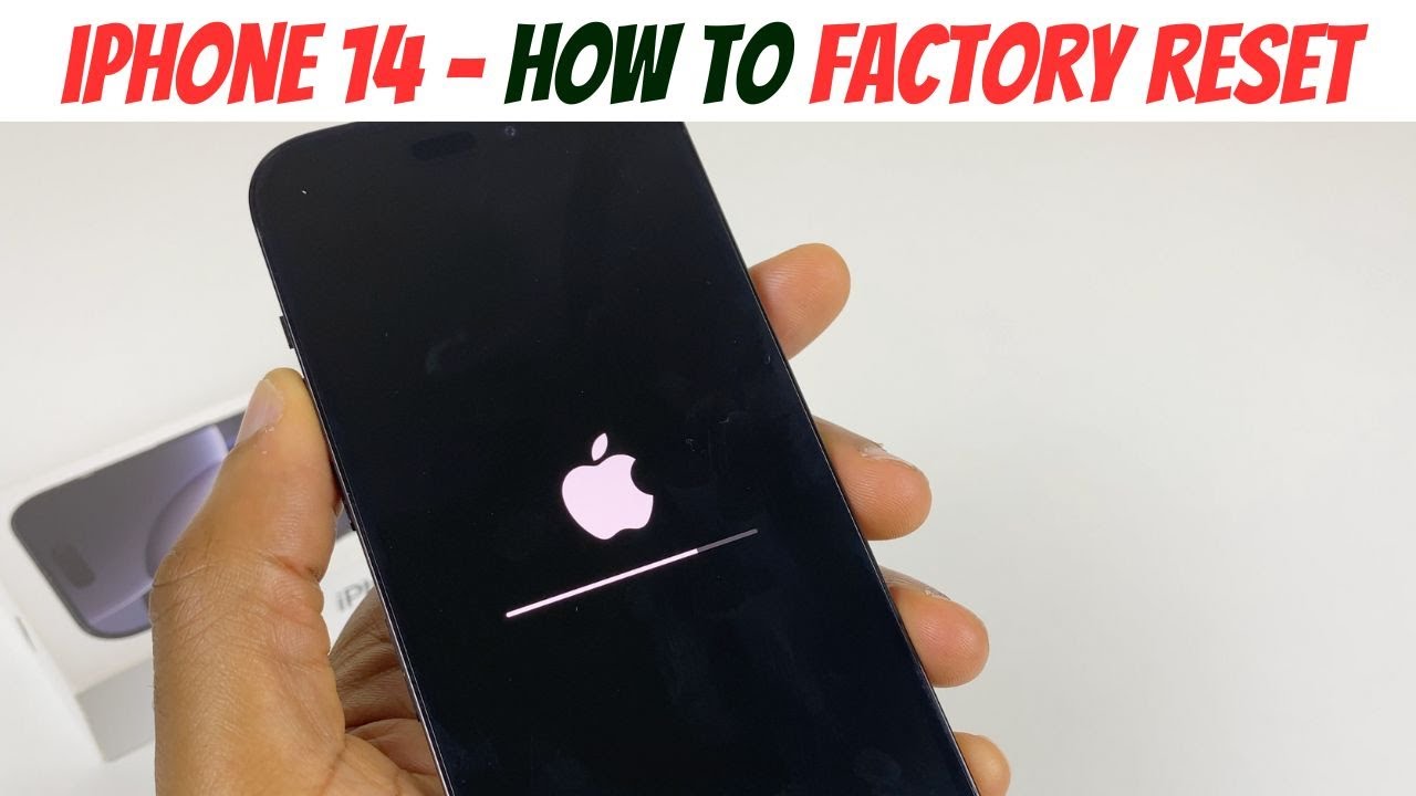 iPhone 14 Factory Reset Ready To Sell - YouTube