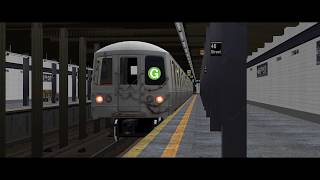 OpenBve: A Northbound R46 Post-GOH (G) Train to Forest Hills-71st Avenue at 46th Street.