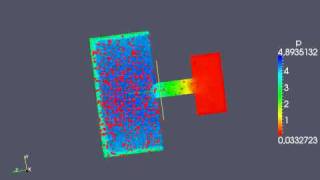 Lagrangian Particles dsmcModFoam