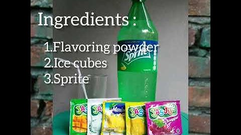 Fresh and Delicious How to make Fresh Drink, Procedure Text