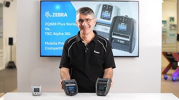 Comparing the Zebra ZQ620 Plus with the TSC Alpha 30L mobile label and barcode printers | Zebra