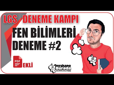 LGS 2021 Her Güne 1 Deneme Kampı Fen Bilimleri Deneme #2