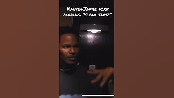 Thumbnail of Kanye & Jamie Foxx in studio making of “Slow Jamz” jeen yuhs clip #shorts