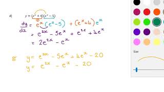 Grade 12 AP Maths Calculus -  Derivatives of Exponentials