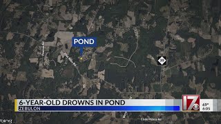 Six-year-old drowns in pond in Zebulon