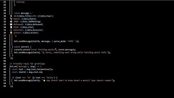 “Build a Telegram Movie Info Bot using Node.js and OMDb API"