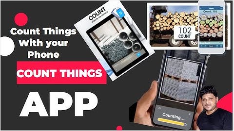 Count anything with mobile | How to Count things using mobile phone.