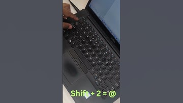 How to Type @ Symbol on Keyboard | Shift + 2 Shortcut Explained! 💻 #short  #viral #trending #howto