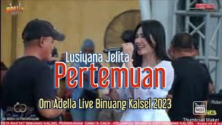 Pertemuan - Lusiyana Jelita - Om Adella Live Binuang Kalsel 2023