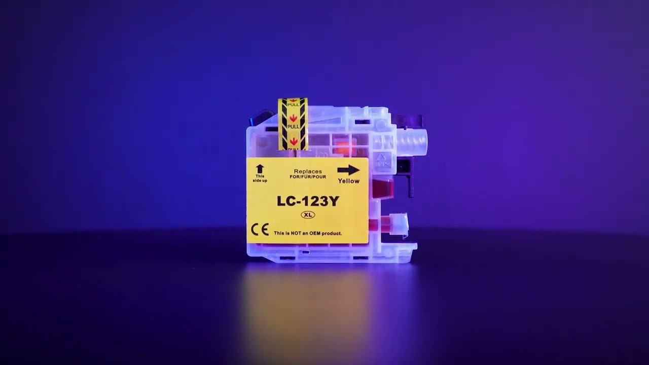 Tusz zamiennik do Brother LC123Y - Print.ink - prezentacja produktu