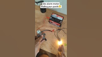 idea of ​​making a motorcycle alarm circuit using a buzzer #tutorial #idea #creative