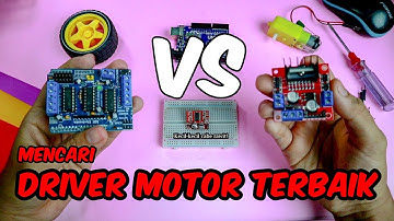 Dasar Pemograman Driver Motor Arduino (QH86 mini, Driver L298N & Driver shield L293D)