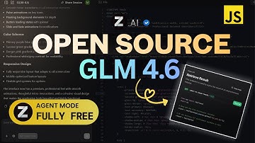 GLM-4.6 Agent Mode Just Killed Every AI App Builder (it