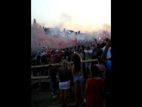 Italy National Anthem at Circo Massimo, final Euro 2012