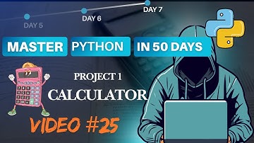 Python Tutorial #25 Project 1 - Calculator