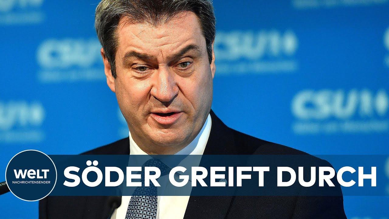 CORONA-MASKENAFFÄRE: Markus Söder greift in der CSU durch - Alfred Sauter gibt Parteiämter auf
