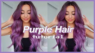 Purple Hair Tutorial | L'Oréal Colorista #purplehair