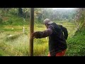 keseruan panen padi di cianjur