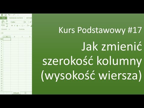 Wideo: Jak Zmienić Wysokość Wiersza W Tabeli