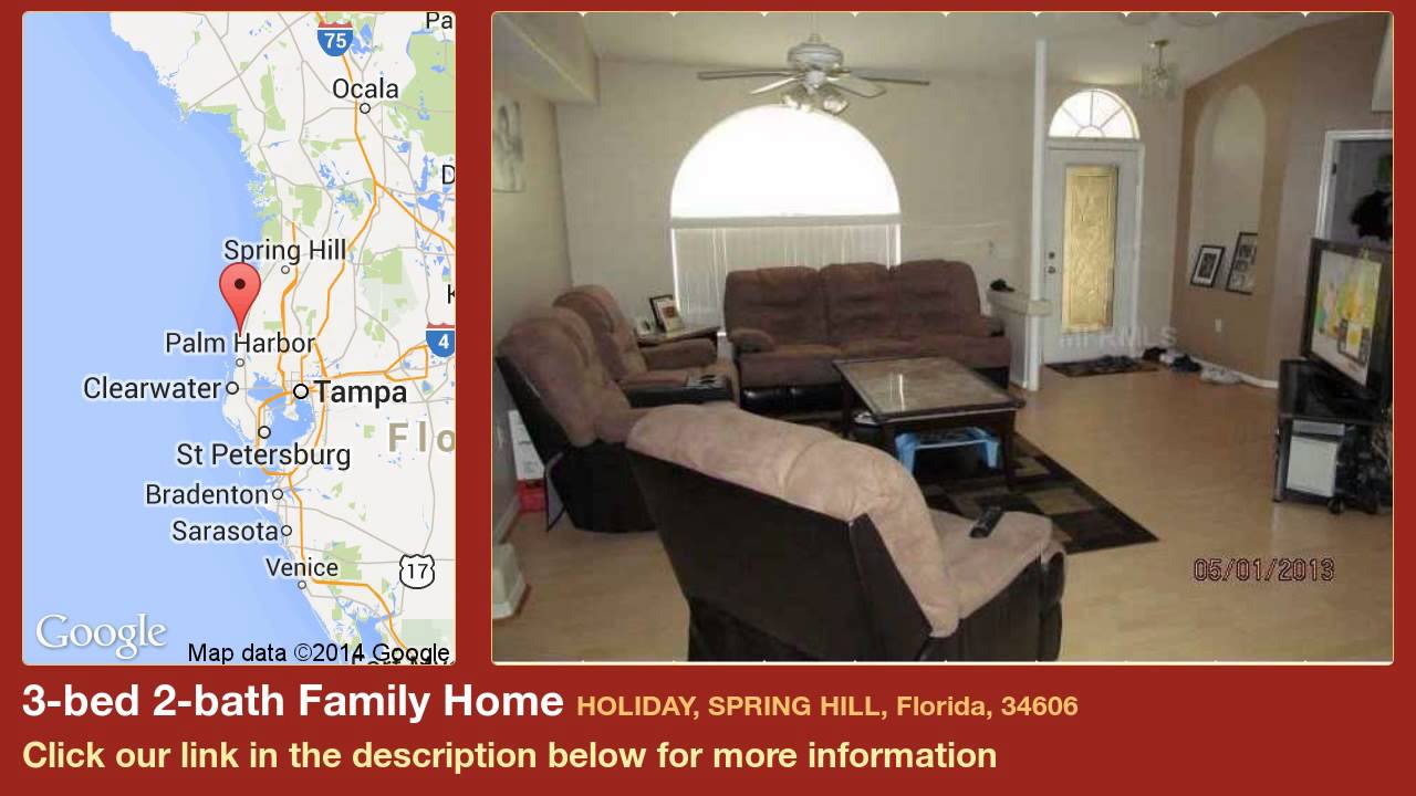 new homes in houston 3-bed 2-bath Family Home for Sale in Spring Hill, Florida on florida-magic.com