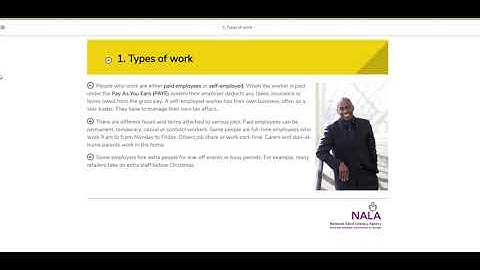 Learn with NALA introduction to Level 3 Career Preparation