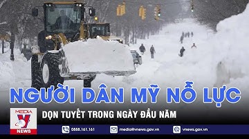 Người dân Mỹ nỗ lực dọn tuyết trong ngày đầu năm - Tin thế giới - VNEWS