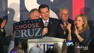 Ted Cruz Gives Victory Speech Following Projected Iowa Caucus Win| ABC News