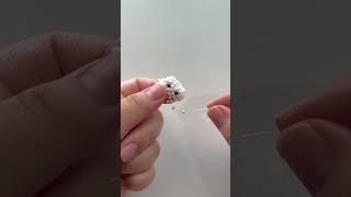 How to make a beaded bunny #diy #beads #handmade #keychain #rabbit #bunny