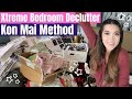 DECLUTTERING YEARS OF HOARDING | Bedroom Clean Out & Declutter | KON MAI METHOD